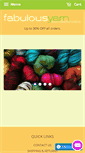 Mobile Screenshot of fabyarns.com